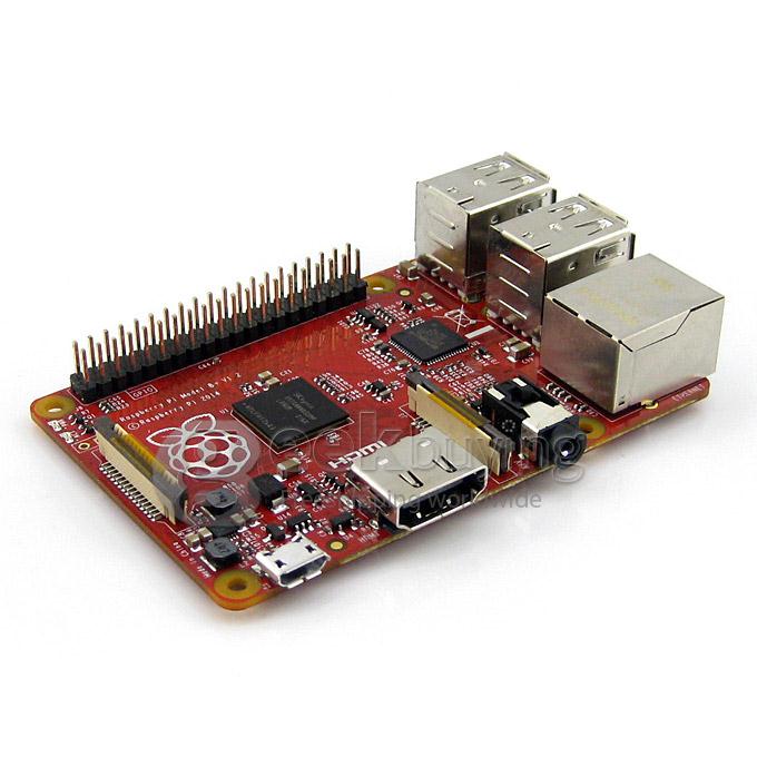 Raspberry Pi RPi B+ (CN) Project Board Development Board Linux Mini PC BCM2835 ARM11 with Rainbow Case