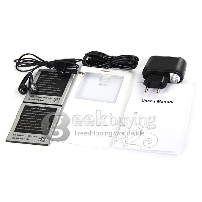 Kingelon N9588 5.7Inch MTK6592 Android 4.4 Phone Octa Core 1GB+16GB IPS HD SmartPhone 8.0MP Camera 3G GPS OTG - White
