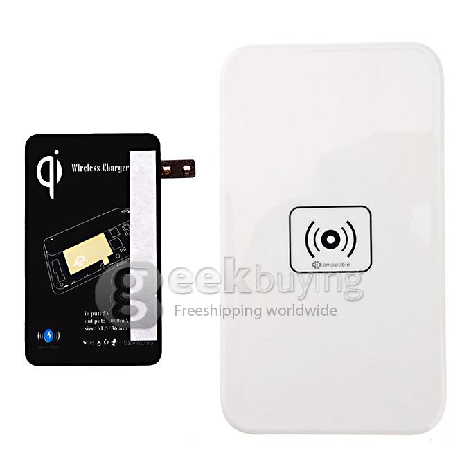 QI Wireless Charging Charger Pad Wireless Charger Receiver for Samsung Galaxy Note Edge N915V N915P N915T N915A - White