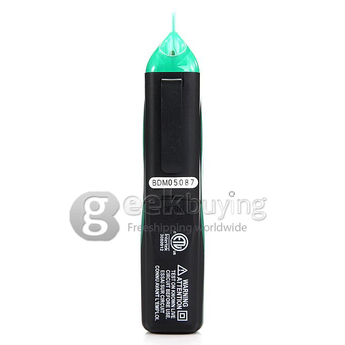 MASTECH MS6580 Non-Contact AC 12-1000V Voltage Digital Infrared IR Laser Thermometer Temperature Meter - Black