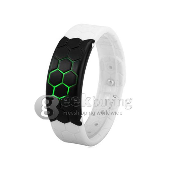 Kadingle F1 IP67 Bluetooth 4.0 Smart Watch Bracelet Pedometer Calorie Burned Call Reminder for Android Phone - White