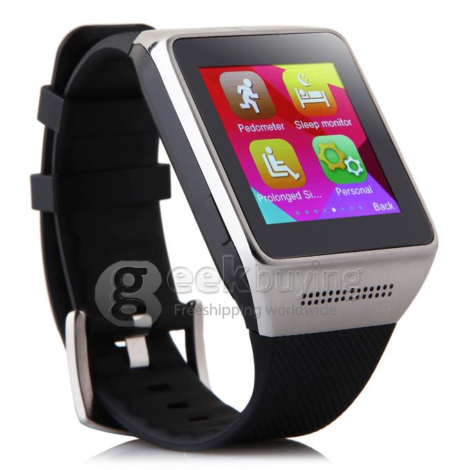 Atongm W008 Smart Watch Phone Bluetooth Watch 1.54 Inch Pedometer Anti-lost SIM Card Slot Sync Smart Devices - Silver