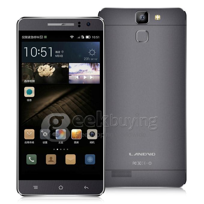 LANDVO L600S 5.0Inch Android 4.4.2 MTK6732 Quad Core 1.5GHz Smartphone 1GB 8GB IPS HD FDD-LTE 4G 13.0MP 5.0MP - Grey