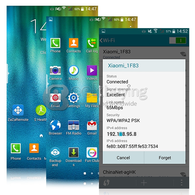 FOG N4 5.7 inch IPS HD Screen Android 4.4 MTK6592 Octa Core 1.7GHz Smartphone 1GB+16GB 13.0MP+5.0MP S-Pen 3G/GPS - Black