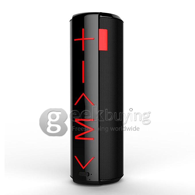YM-C06 Portable Wireless Mini Bluetooth Speaker with 1800mah Battery Support Mic TF Card - Black