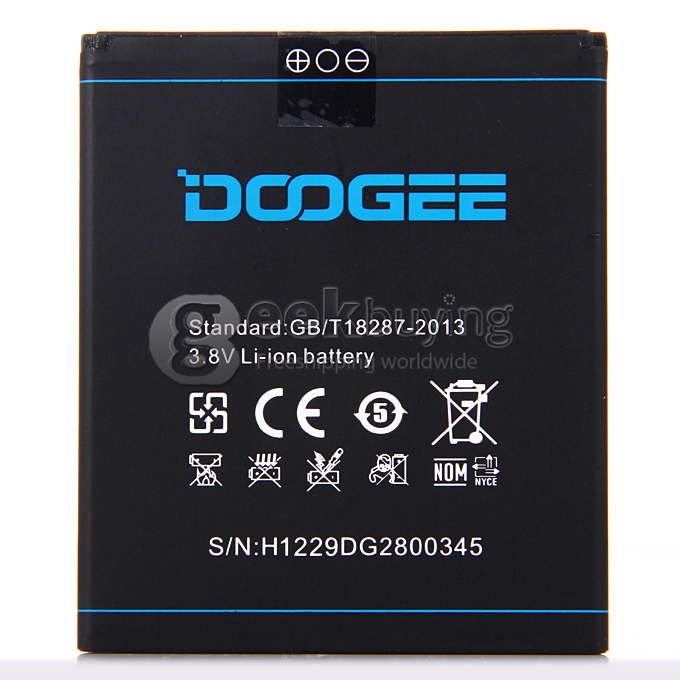 Doogee LEO DG280 MTK6582 Quad Core 1.3GHz 4.5Inch Smartphone Android 4.4 OS 1GB RAM 8GB ROM Dual Cameras 3G GPS - Blue