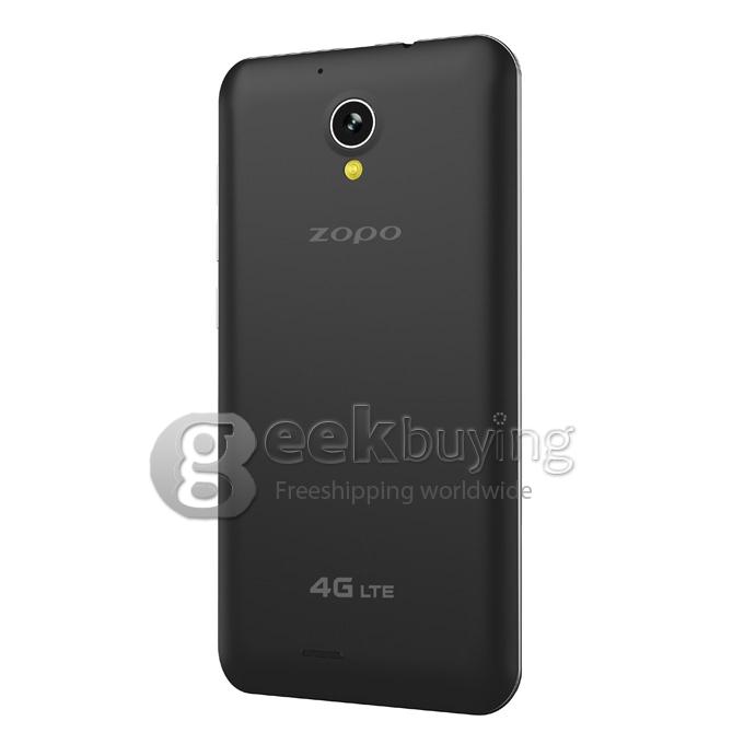 ZOPO ZP320+ 5Inch 4G Android 4.4 Smartphone MTK6582M Quad Core 1.3GHz 1GB RAM 8GB ROM 8.0MP Dual SIM Card IPS QHD -Black