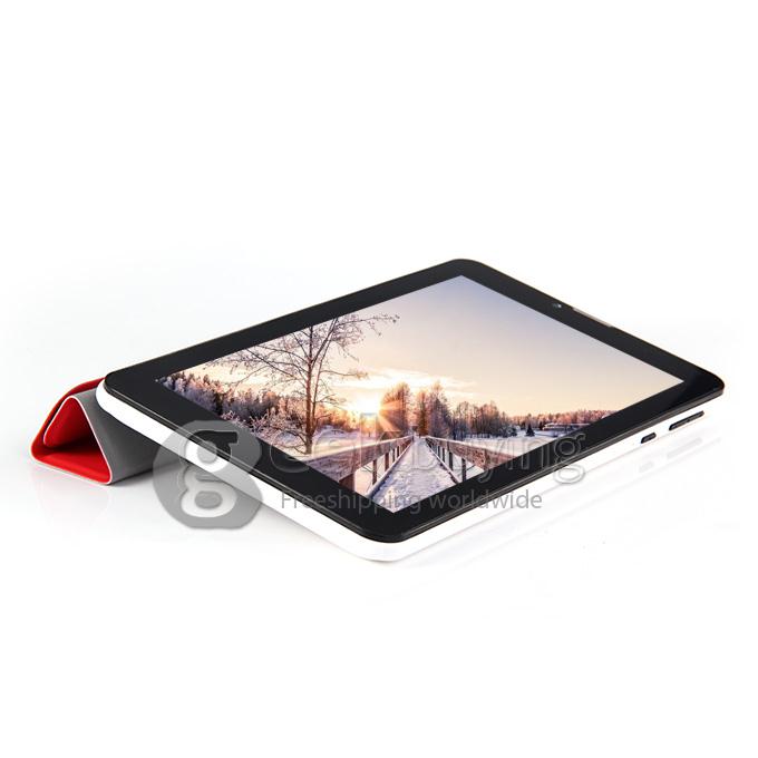F729-6 3G Phone Call 7 Inch Tablet PC Android 4.2 MTK6572 1024*600 Pixels Capacitive Screen BT - Red