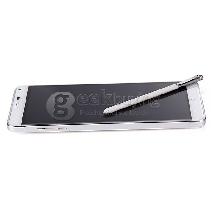 FOG N4 5.7 inch IPS HD Screen Android 4.4 MTK6592 Octa Core 1.7GHz Smartphone 1GB+16GB 13.0MP+5.0MP S-Pen 3G/GPS - White