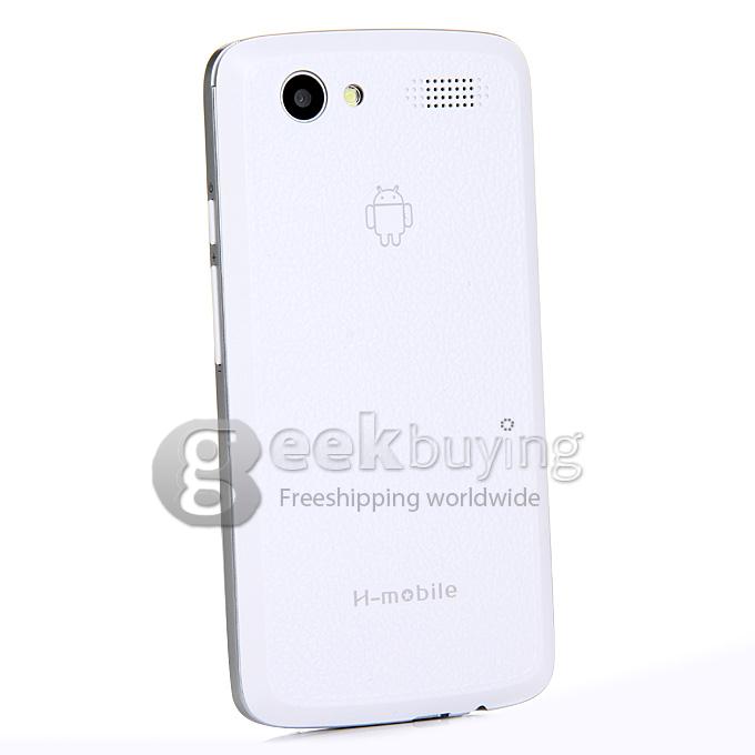 H-mobile F5 4.0 Inch Android 4.2 OS Cell Phone MTK6572 Dual Core 1.0GHz Smartphone 2.0MP Bluetooth WIFI - White