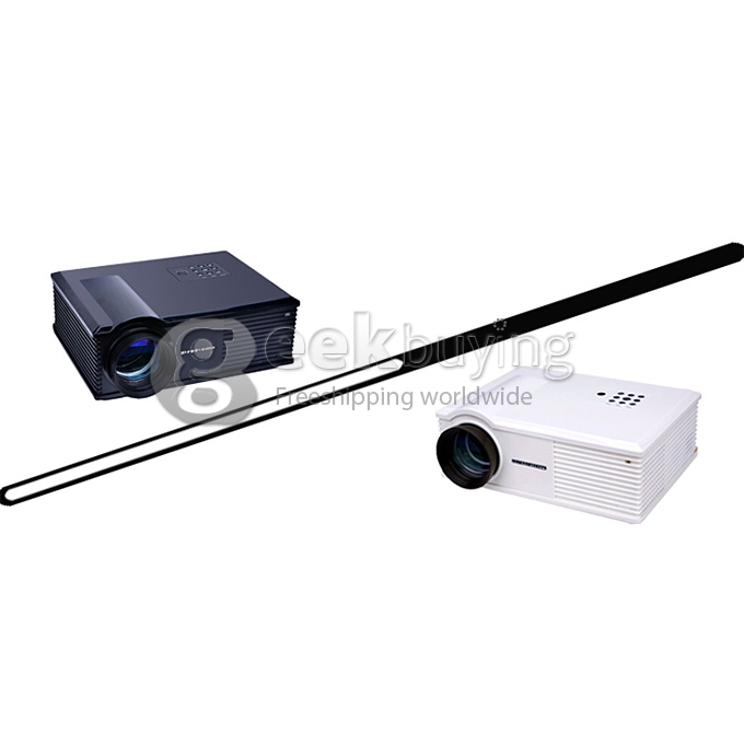 ProHome PH580 LED Projector Multimedia HD 1080P 1280*800 3200 Lumens HDMI USB VGA for Smartphone Home Theater Black