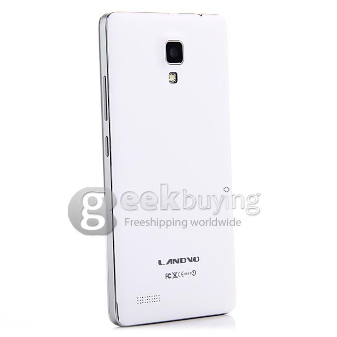 LANDVO L500 5.0Inch Android 4.4 Phone MTK6592M Octa Core 1.4GHz HD Smartphone 1GB RAM 8GB ROM 8.0MP 3G/GPS/WIFI - White