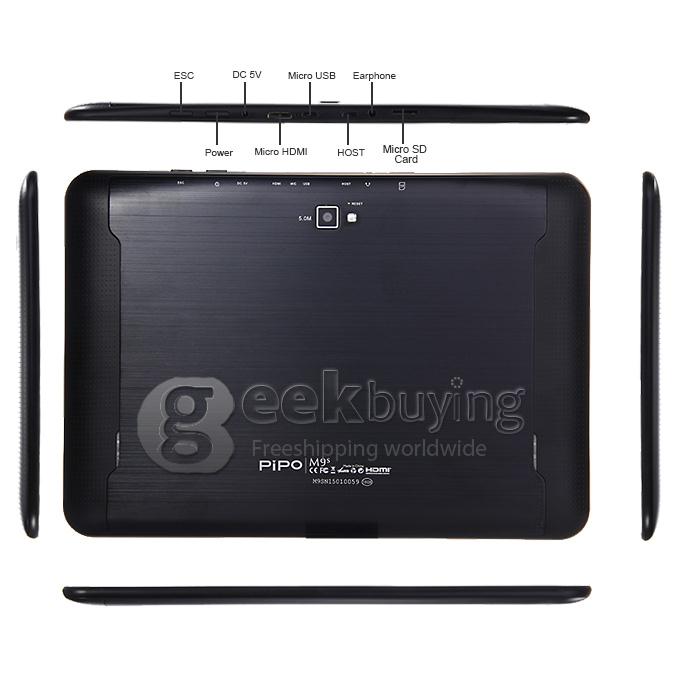 Pipo M9S RK3288 1.8GHz 10.1 inch Tablet PC Android 4.4 Quad Core IPS Capcaitive Screen 1280*800 2GB/16GB - Black