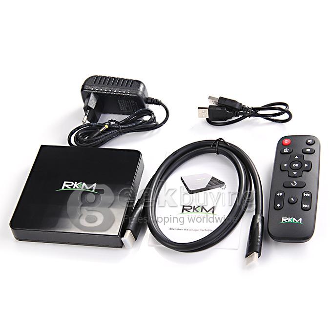 Rikomagic RKM MK12 Android 4K Internet TV Box Amlogic S812 2.0GHz 2G RAM 16G ROM 2.4G/5G WIFI Bluetooth 1000M LAN 3G Miracast