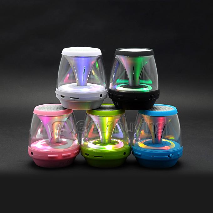 Mini 009 Bluetooth Glare Magic Lamp Speaker Audio Wireless Subwoofer Support TF Card Hands-free Call - Blue