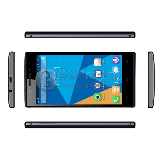 DOOGEE F1 TURBO Mini 4.5 Inch Android 4.4 Phone MTK6732 Quad Core 1.5GHz 8.0MP 1GB 8GB FDD-LTE 4G Smartphone - Dark blue