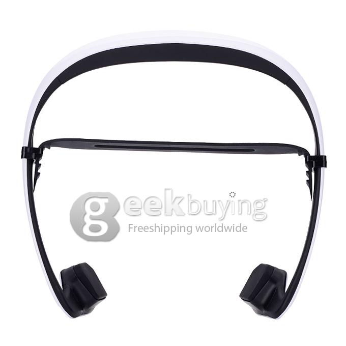 Digicare DO Bone Conduction Headphone Ear Hook Wireless Bluetooth Earphone with NFC and Speaker Connection Call Function - White