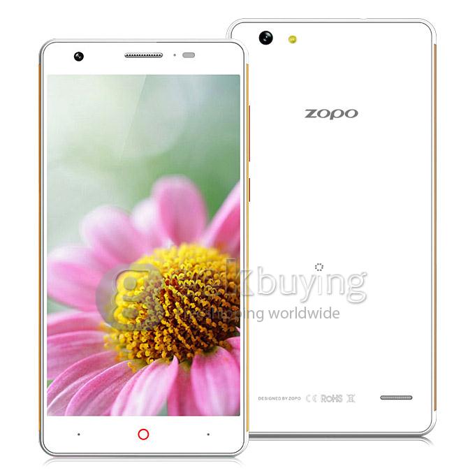 ZOPO Focus ZP720 5.3inch Android Phone IPS HD Screen 64-bit 4G LTE Smartphone MTK6732 Quad Core 1.5GHz 1GB 16GB 13.2MP - White