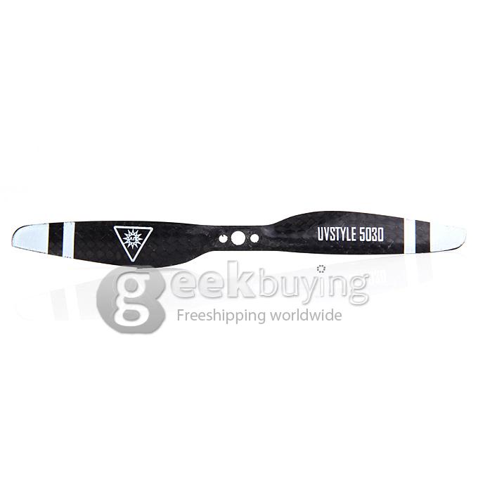 5*3 3K Carbon Fiber 1 Pair 5030 CW / CCW Propeller Props Three Mounting Holes of Propeller for T-motor