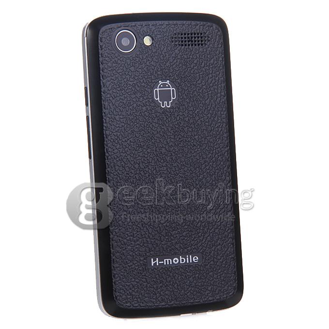 H-mobile F5 4.0 Inch Android 4.2 OS Cell Phone MTK6572 Dual Core 1.0GHz Smartphone 2.0MP Bluetooth WIFI - Black