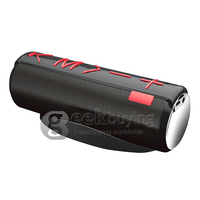 YM-C06 Portable Wireless Mini Bluetooth Speaker with 1800mah Battery Support Mic TF Card - Black