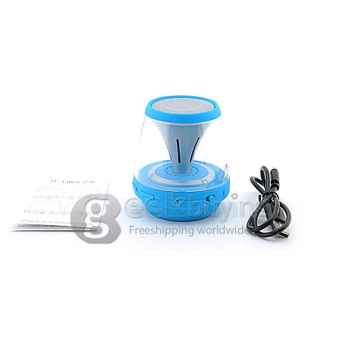 Mini 009 Bluetooth Glare Magic Lamp Speaker Audio Wireless Subwoofer Support TF Card Hands-free Call - Blue