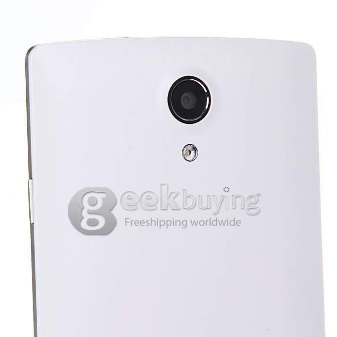 MIJUE L100 5.5 Inch Android 4.4 Phone QHD MTK6582M+6290 Quad Core 1.3GHz 1GB RAM 8GB ROM 8.0MP 2.0MP 4G Smartphone - White