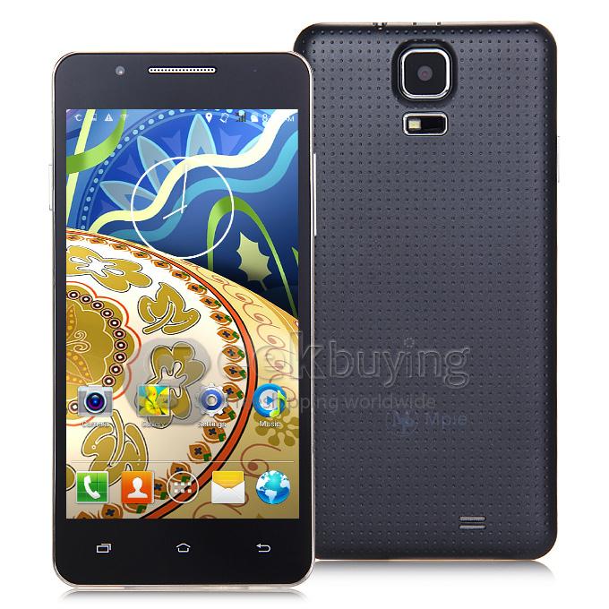 MPIE MP158+ 5.0 Inch Android 4.4 Cell Phone MTK6582 1.3GHz Quad core QHD IPS 512MB 4GB 5.0MP 3G/GPS Smartphone - Black