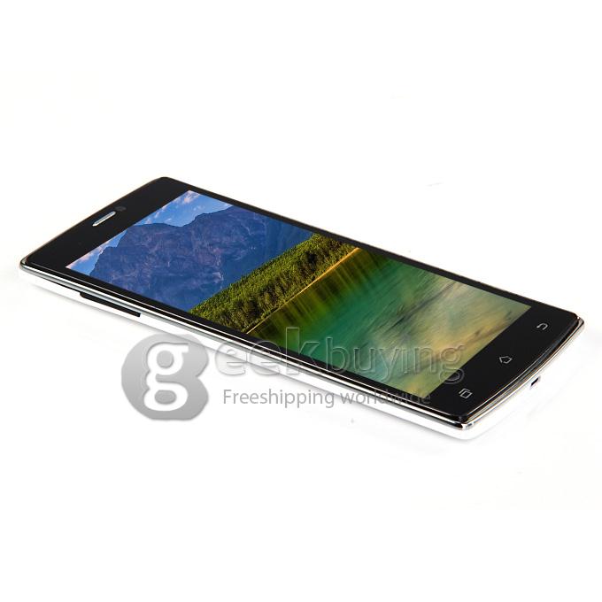 JIAKE G7 5.5inch MTK6582 Quad Core 1.3GHz Smartphone QHD Android 4.4 512MB RAM 4GB ROM 5.0MP+0.3MP 3G GPS - White