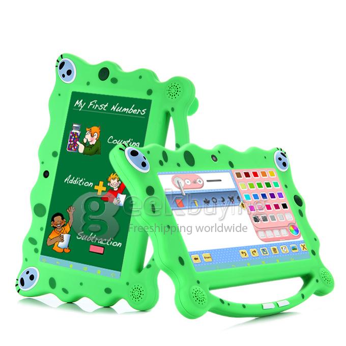 7C08 7 Inch A23 Android 4.4 Tablet PC 8G ROM Children's Tablet(can be controlled by the parents) Dual Cameras - Green