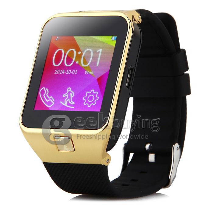 ZGPAX S29 Smart Watch Phone Bluetooth Watch Quad Band 1.54 Inch FM 1.3MP Camera Multi-language - Golden