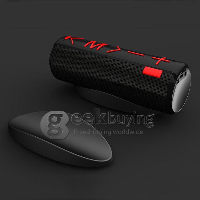 YM-C06 Portable Wireless Mini Bluetooth Speaker with 1800mah Battery Support Mic TF Card - Black