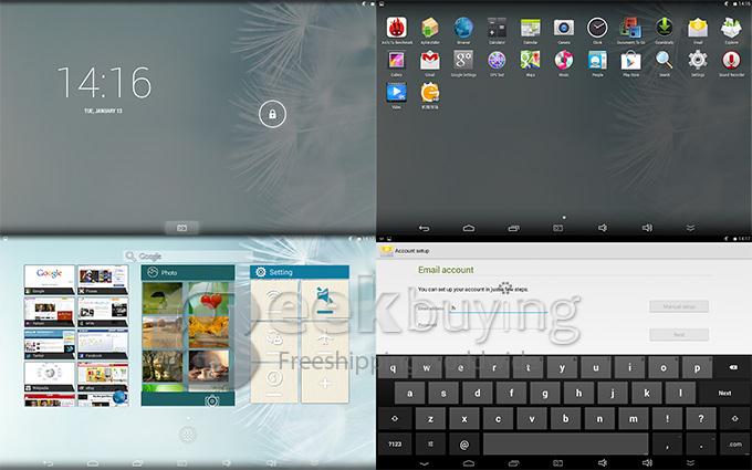 Pipo M9S RK3288 1.8GHz 10.1 inch Tablet PC Android 4.4 Quad Core IPS Capcaitive Screen 1280*800 2GB/16GB - Black