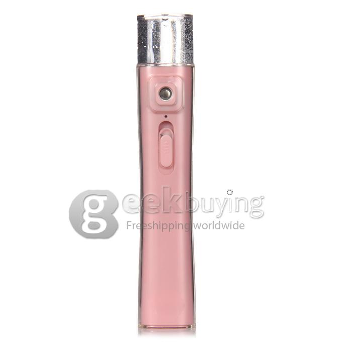 MI Nano Skin Portable Humidifier Mini Facial Sprayer Replenishment Beauty Instrument + Power Bnak - Pink