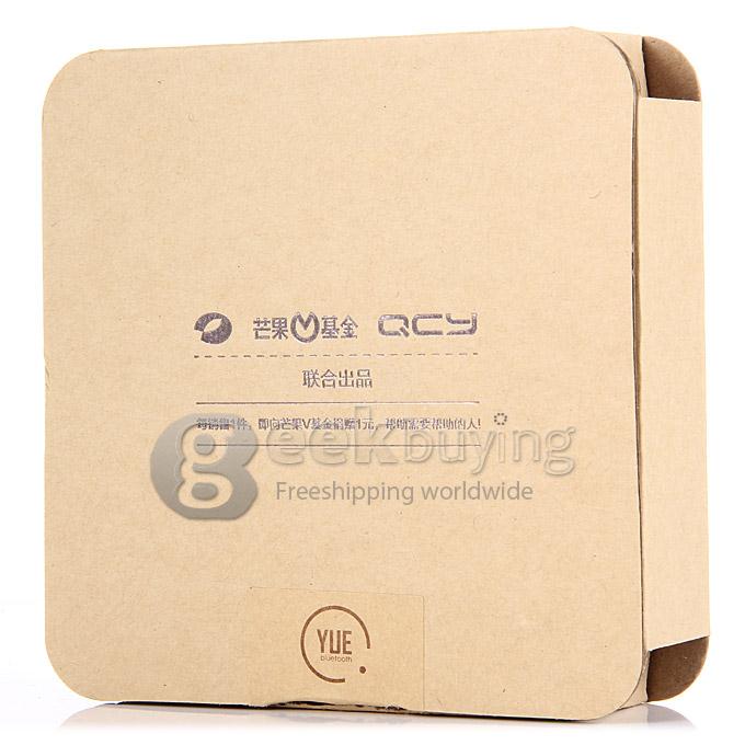 Qcy QY5 CSR Bluetooth 4.1 Sport Headphone HD Headset CVC6.0 Noise Isolating Earphone with Mic - Black + Yellow