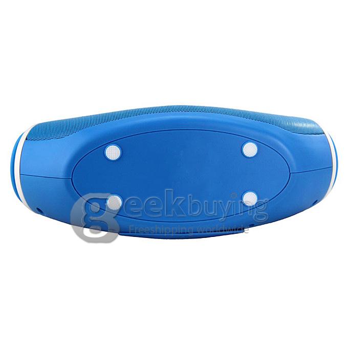 Portable Hand-held Wireless Bluetooth Audio Speaker Car Hands-free Call - Blue