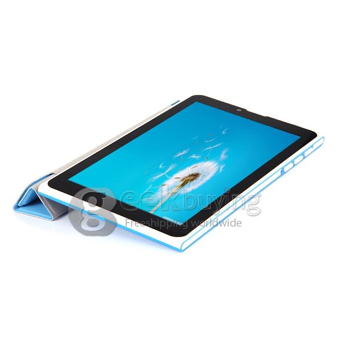 F733-3G 7 Inch 3G Phone Call Tablet PC Android 4.2 MTK6572 1024*600 Pixels Capacitive Screen BT - Blue