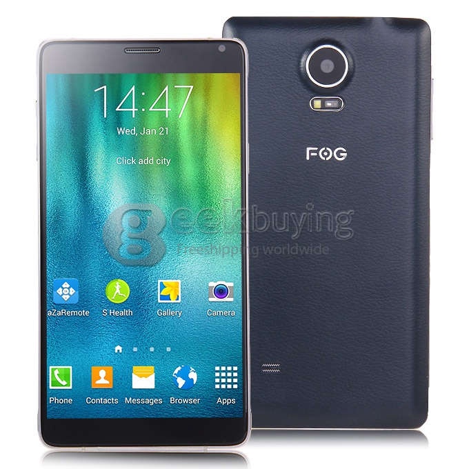 FOG N4 5.7 inch IPS HD Screen Android 4.4 MTK6592 Octa Core 1.7GHz Smartphone 1GB+16GB 13.0MP+5.0MP S-Pen 3G/GPS - Black