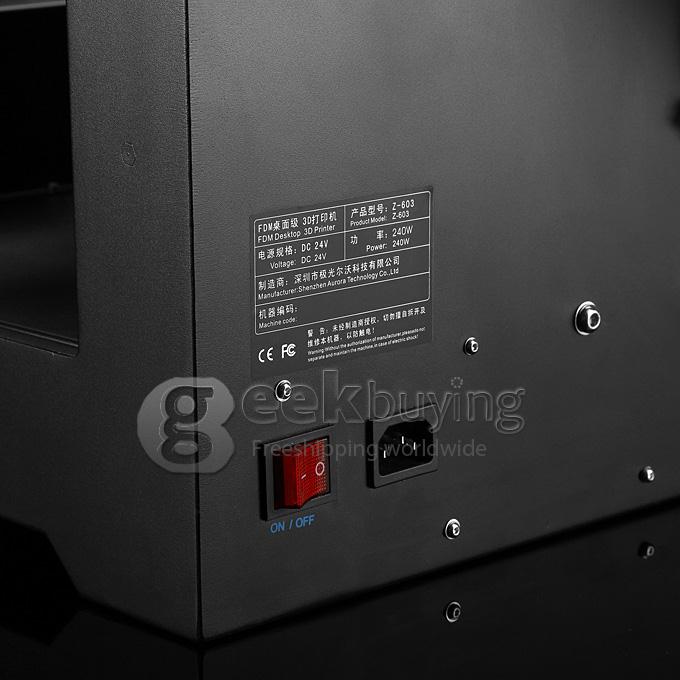 Z603S 3D Printer Desktop Printer LCD Display High Precision Metal Frame Three-Dimensional Physical Printer