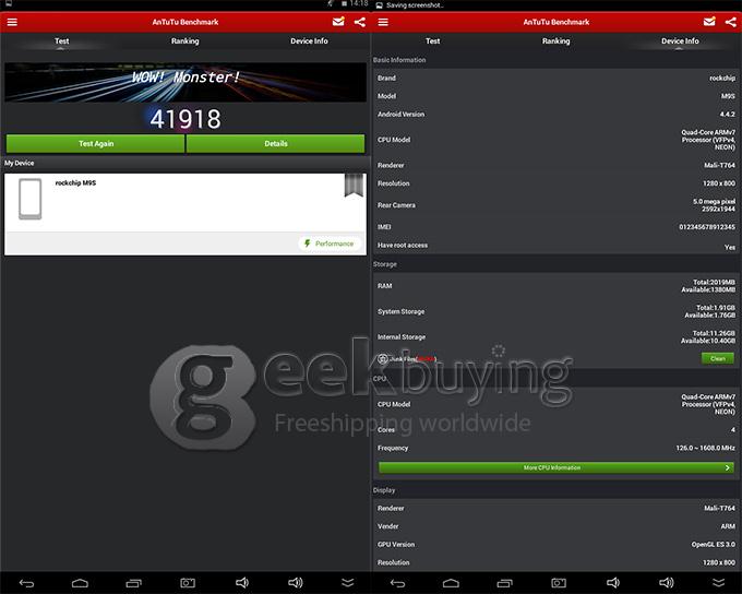 Pipo M9S RK3288 1.8GHz 10.1 inch Tablet PC Android 4.4 Quad Core IPS Capcaitive Screen 1280*800 2GB/16GB - Black