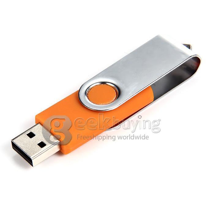 Universal High Speed 16GB USB 2.0 Drive U Disk Memory Stick Flash Drive - Orange