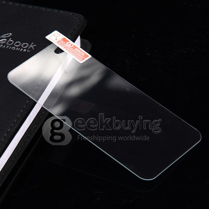 Toughened Glass 0.33mm Screen Protector Film Cover Arc Edge for iPhone 4/4s Back Paste with Individual Package