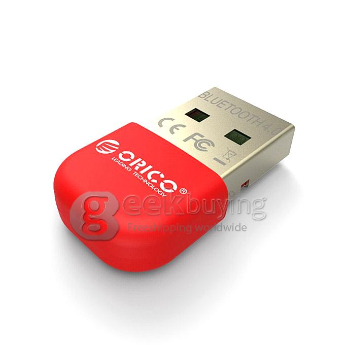 ORICO BTA-403 Mini USB Bluetooth 4.0 Adapter Dongle for Smartphone Tablet Speaker Headset Mice Keyboard -Red