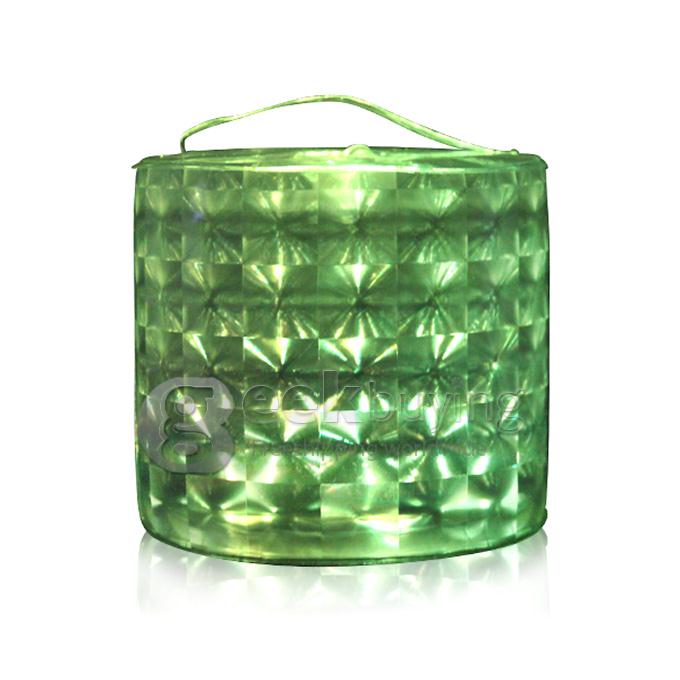 RC01 6W Color Changing Inflatable 10 LED Solar Lantern / Camping Light / Garden Lamp RGB with Remote Control