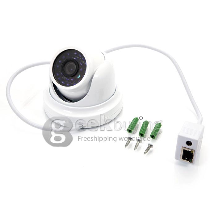 CN-563 1.0 Megapixel HD 720P Network 24pcs 5 LED lights IR-cut Camera Max 20Meter (EU Plug)