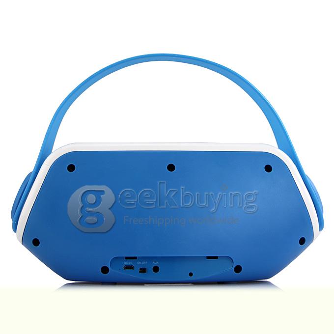 Portable Hand-held Wireless Bluetooth Audio Speaker Car Hands-free Call - Blue