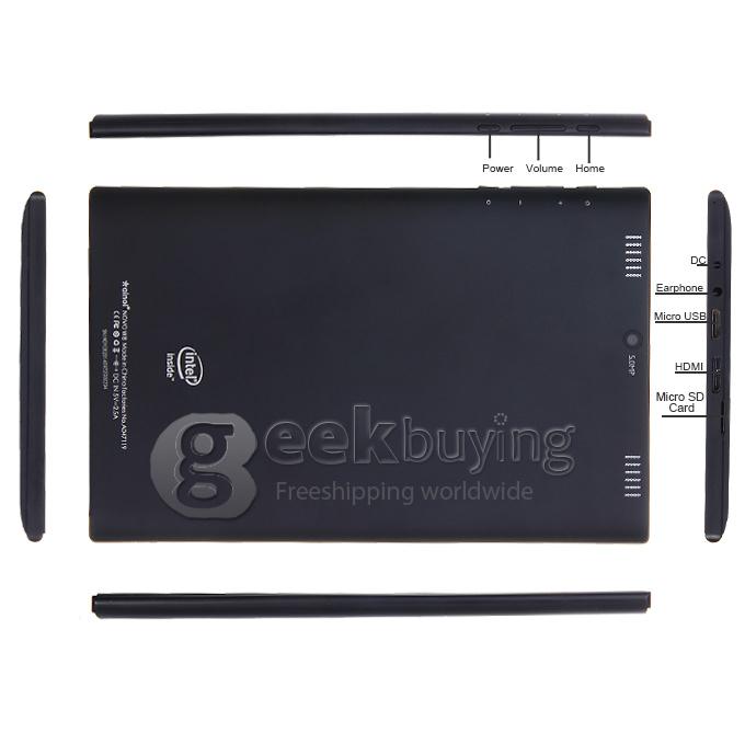 Ainol Novo W8 8 Inch Windows 8.1 OS Tablet PC 1280*800 Quad Core 2GB/32GB GPS IPS Capacitive Screen - Black