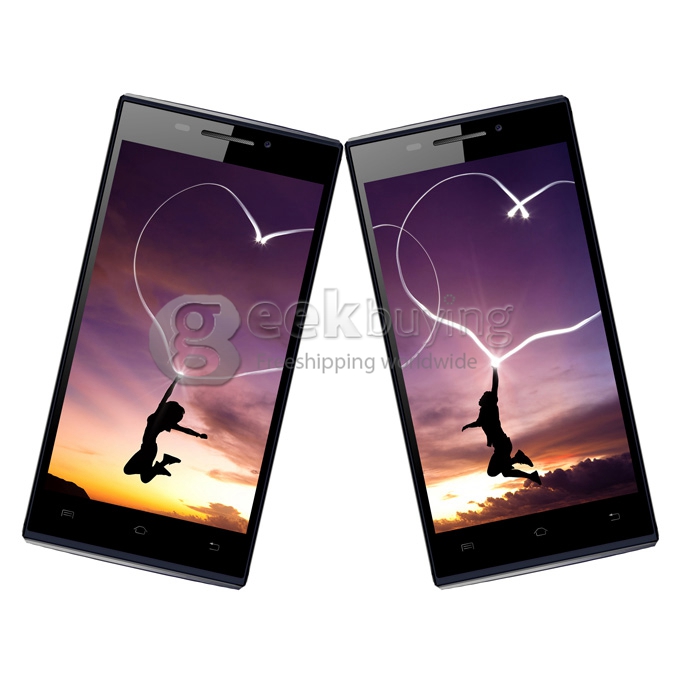 DOOGEE F1 TURBO Mini 4.5 Inch Android 4.4 Phone MTK6732 Quad Core 1.5GHz 8.0MP 1GB 8GB FDD-LTE 4G Smartphone - Dark blue