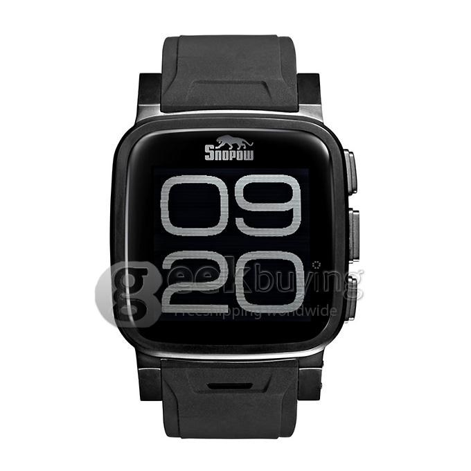 Snopow W1 Smart Watch Phone Bluetooth Watch IP68 1.6 inch 3.0MP Camera SIM Card Anti-lost Pedometer - Black