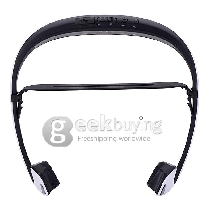 Digicare DO Bone Conduction Headphone Ear Hook Wireless Bluetooth Earphone with NFC and Speaker Connection Call Function - White